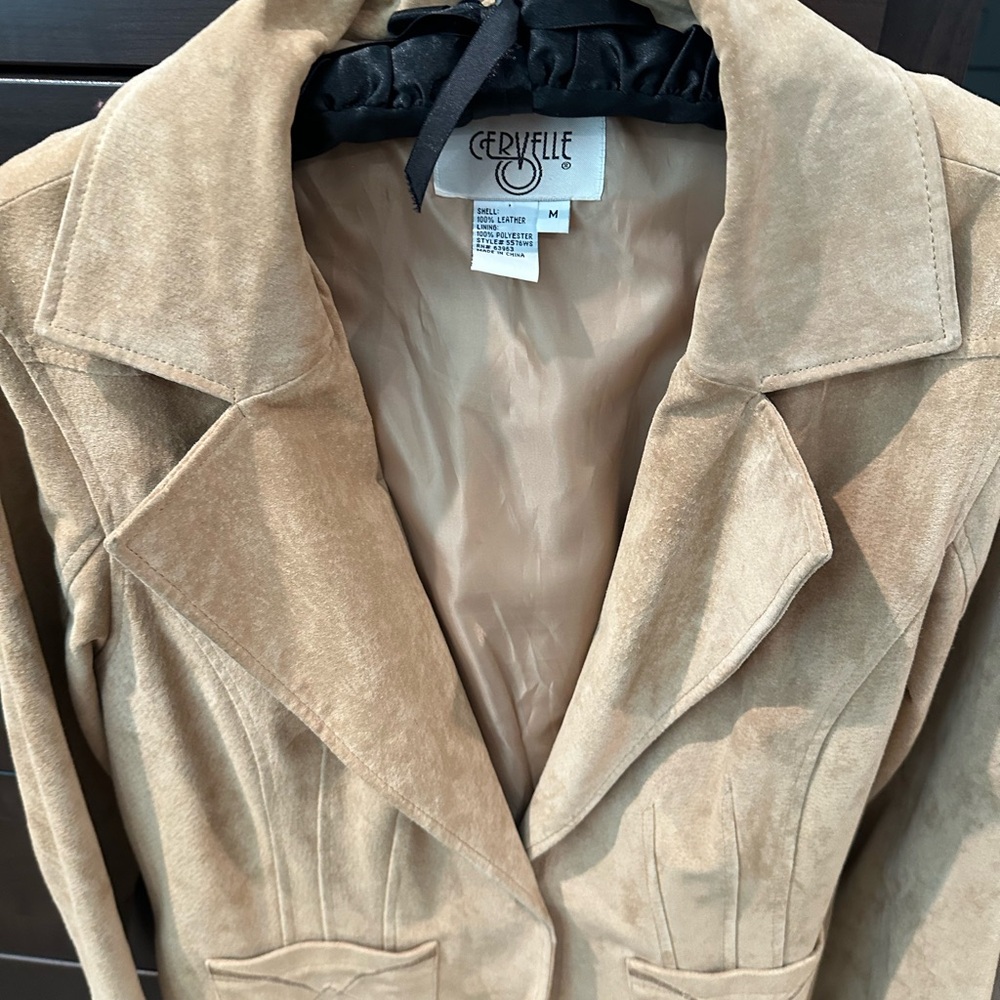Women's Tan Leather Jacket